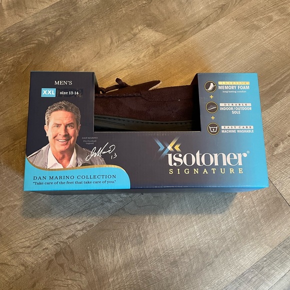 Isotoner Mens Signature slippers - Picture 7 of 7